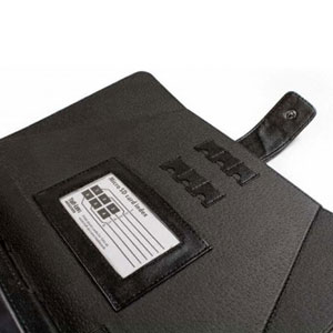 Tuff-Luv Tri-Axis 'Veggie' Faux Leather Case Cover For Archos 101 Internet Tablet - Black