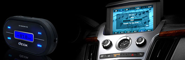 Dexim Touch Screen FM Transmitter