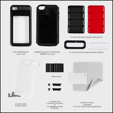 Coque iPhone 4 SwitchEasy Odyssey - Grise et Blanche