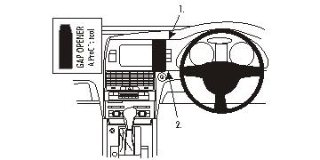 Brodit ProClip Centre Mount - Audi Q7 06-11