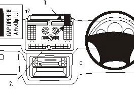 Brodit ProClip Console Mount - Mercedes Benz V-Class/Vito 04-11