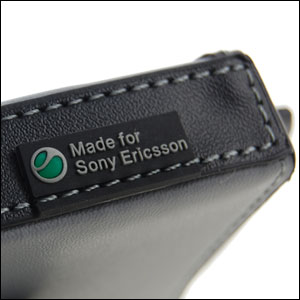 Pochette de transport Sony Ericsson Xperia Kyno - SMA 7112 - Noire / grise (logo)