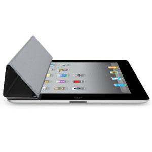 Apple Leather Smart Cover for iPad 2 - Black