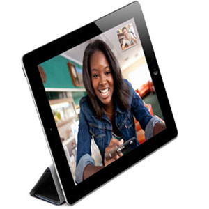 Apple Leather Smart Cover for iPad 2 - Black