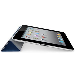 Apple Leather Smart Cover for iPad 2 - Navy