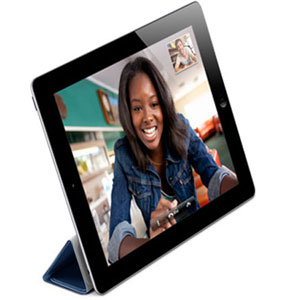 Apple Leather Smart Cover for iPad 2 - Navy