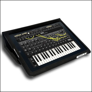 Housse iPad 3 / iPad 2 Hard Candy Note - Noire 02