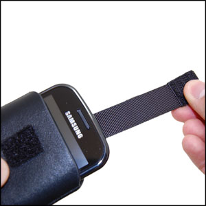 Pochette de transport Samsung Ch@t 335 Bugatti (languette)