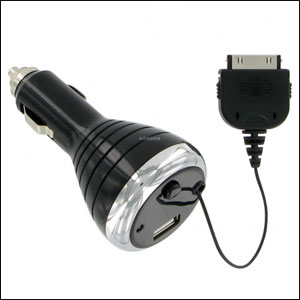 Kit Retracable In Car Charger - iPhone / iPod