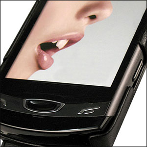 Noreve Tradition A Leather Case for Samsung Wave 2 - Black