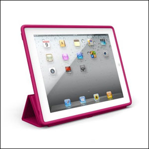 Speck PixelSkin HD For iPad 2 - Raspberry