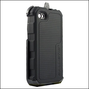Coque iPhone 4S / 4 Go Ballistic - Noire découpes et design holster