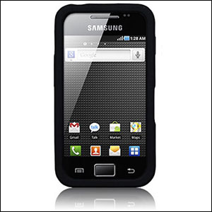 Silicone Case for Samsung Galaxy Ace - Black