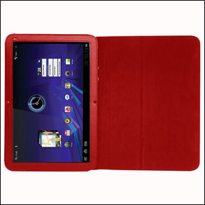 SD TabletWear Stand And Type Motorola XOOM Case - Red