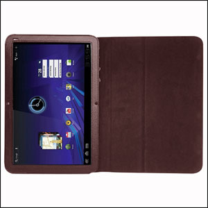 SD TabletWear Stand And Type Motorola XOOM Case - Brown