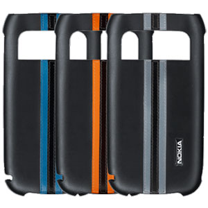 Nokia Hard Cover CC-3012 for Nokia E6 - Orange/Black