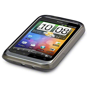 Coque HTC Wildfire S Flexishield - Noire
