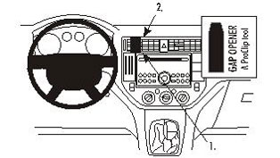 Brodit ProClip Center Mount  - Ford C-Max 04-10