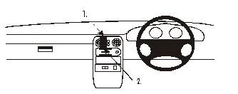 Brodit ProClip Center Mount  - Mazda MX-5 89-93