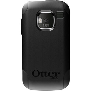 Coque Nokia E5 OtterBox Commuter - arrière avec téléphone