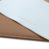 Samsung Galaxy S2 Leather Pouch Case - Tan