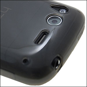 Coque HTC Desire S FlexiSHIELD Advanced - Noire- Découpes