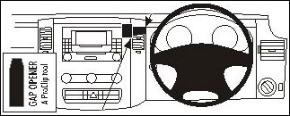 Brodit ProClip Centre Mount - Volkswagon Crafter 07-11