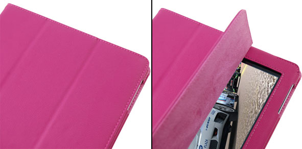 SD Tabletwear Case for iPad 2 with Smart Cover Style Front - Pink