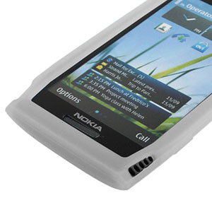Silicone case for Nokia X7 - White