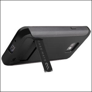 Coque Samsung Galaxy S2 case-Mate Pop - Noire / Grise - support