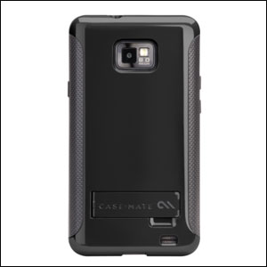 Coque Samsung Galaxy S2 case-Mate Pop - Noire / Grise- Découpe caméra