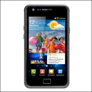 Coque Samsung Galaxy S2 case-Mate Pop - Noire / Grise- Face