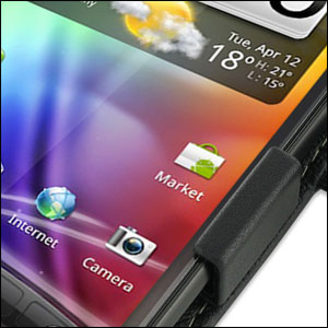 PDair Leather Book Case - HTC Sensation