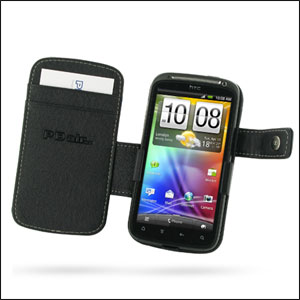 PDair Leather Book Case - HTC Sensation