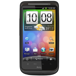 Coque-batterie HTC Desire HD - PowerSkin (avant)