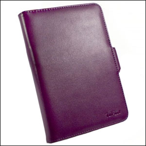 Tuff-Luv Spark Purple Leather Kindle Cover with Light