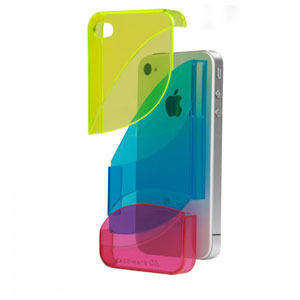 Case-Mate Colourways Case for iPhone 4 - Red/Yellow/Blue