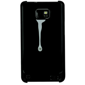 Coque rigide Samsung Galaxy S2 - Bling my Thing SPLASH! - Noire (dos)
