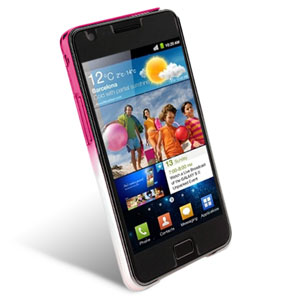 Zenus Skin Air Jacket UV Gradation Series for Samsung Galaxy S2 i9100 - Silver Pink