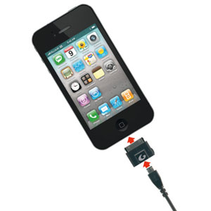 Cellular Line microUSB to Apple 30 pin Charge and Sync Adaptor