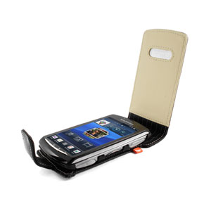Sony Ericsson Xperia PLAY Alu-Leather Case - Black
