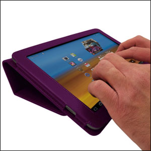 SD TabletWear Stand and Type Samsung Galaxy Tab 10.1 Case - Purple