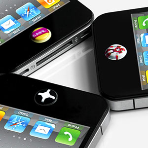id America Cushi Original Soft Foam Pad for iPhone 4 - Rainbow