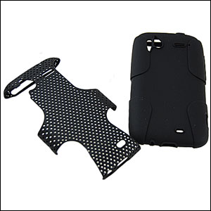Coque HTC Sensation / Sensation XE - MightyBox Double Protection - Noire (détachée)