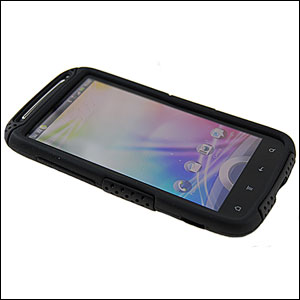 Coque HTC Sensation / Sensation XE - MightyBox Double Protection - Noire (avant)