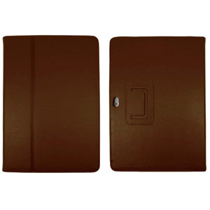 SD Tabletware Stand and Type Samsung Galaxy Tab 10.1 Tasche in Braun