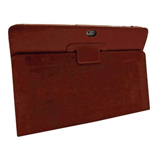 SD Tabletware Stand and Type Samsung Galaxy Tab 10.1 Tasche in Braun