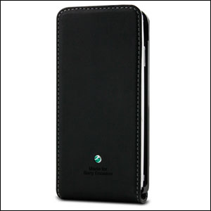 Housse officielle Sony Ericsson Xperia Arc / Arc S - Noire (avant)
