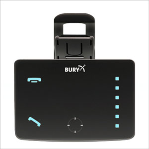 Bury EasyTouch Bluetooth Visor Kit - Black