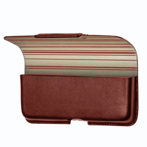 Samsung Leather Belt Clip Case For Samsung Galaxy S - Red